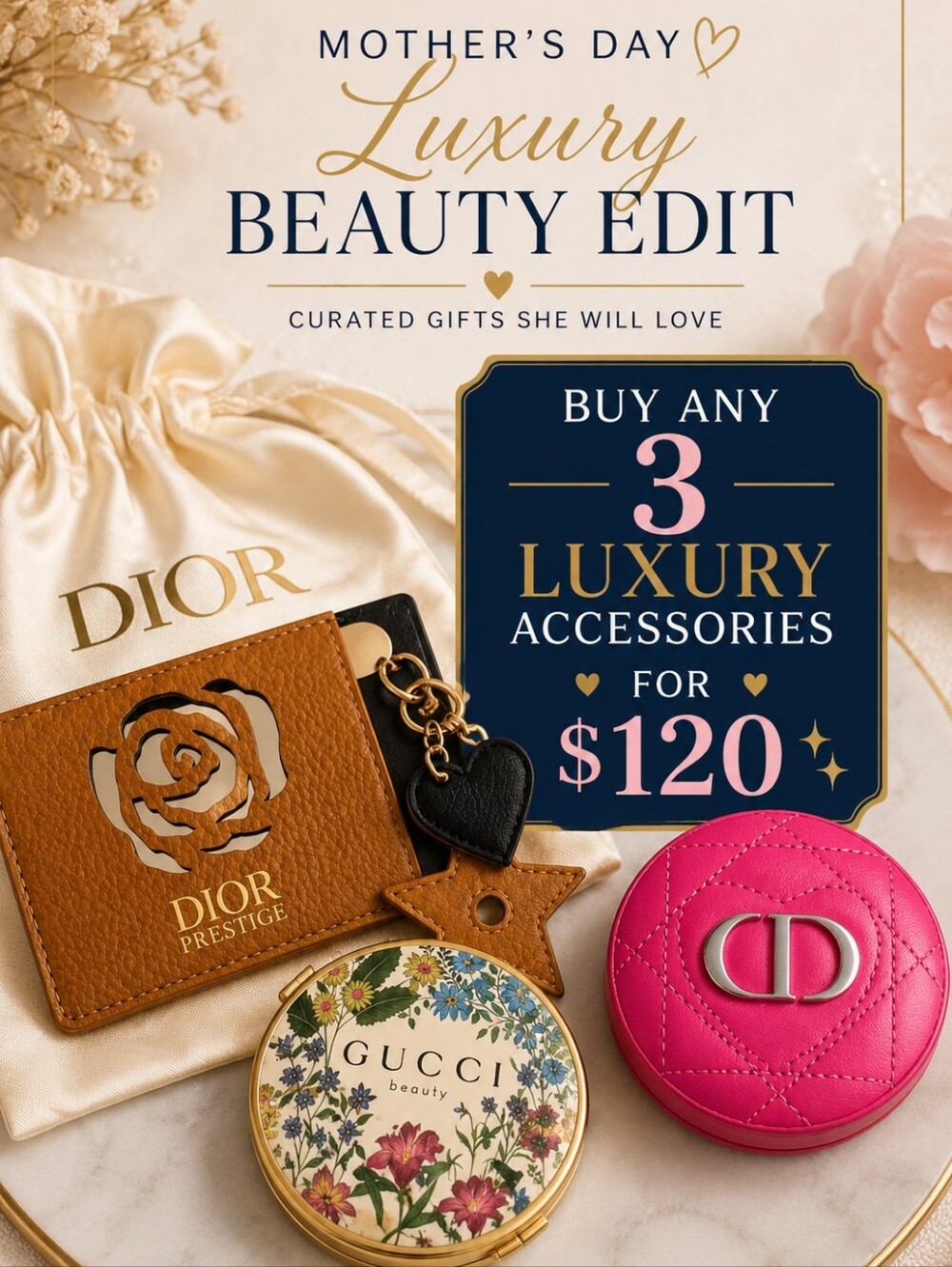 Designer Luxe Edit 💝 Dior Gucci Chanel Luxe Accessories🌟🌟💥